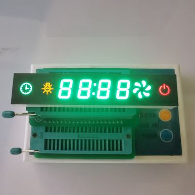 Harga yang bagus Tampilan Kustom 4 Digit Tujuh Segmen Diafragma Film Hitam Ultra Terang Grenn on line