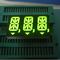 Hijau LED Alphanumeric Triple-Digit 14 Segment Untuk Panel Instrumen 14.2mm