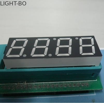Tampilan LED Empat Digit Tujuh Segmen 100 - 120mcd Untuk Tampilan Jam LED Microwave