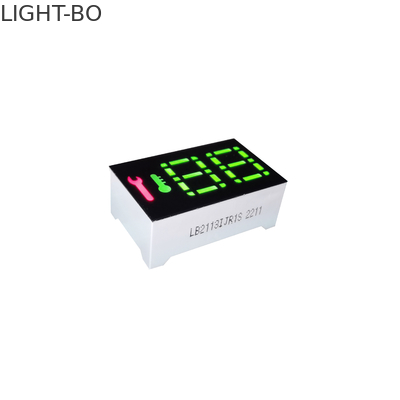 Disesuaikan 2 Digit 7 Segmen LED Display Common Anode Untuk Indikator Suhu Industri