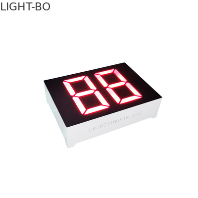 Ultra Bright Red Dual Digit 7 Segment LED Display 0.79inch Common Anode Untuk Pemanas Air