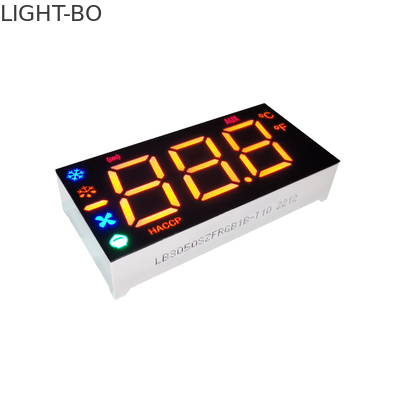 Display Multicolor 3Digit 0.5'' Seven Segment LED Untuk Pengendalian Kulkas