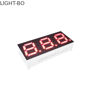 Harga yang bagus Ultra Bright Red 3 Digit 7 Segment LED Display 0.28inch Common Cathode Untuk Peralatan Rumah Ringan Kecil on line
