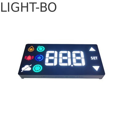 3 Digit Tampilan LED Tujuh Segmen Tombol Sentuh Anoda Umum Tinggi 17,7mm