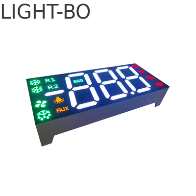 Ultra Red / Yellow Green / Amber Triple Digit 17mm 7 Segment LED Display Untuk Pengontrol Kulkas