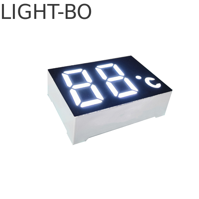 2 Digit 7 Segmen LED Display Ultra Bright White LED Warna 120-140mcd Luminous Intensity