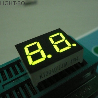 Harga yang bagus Hijau Kecil Kustom Dua Digit 7 Segmen Led Display Untuk Panel Instrumen 0.4 Inch on line