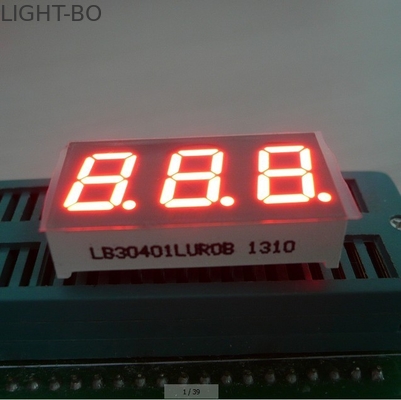 Harga yang bagus Triple Digit 7 segmen Digital Display untuk Panel instrumen indikator LED 0.40 inci on line