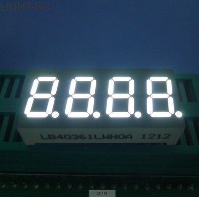 Harga yang bagus RoHS empat Digit 7 segmen umum katoda dipimpin menampilkan putih 0.36 inci on line