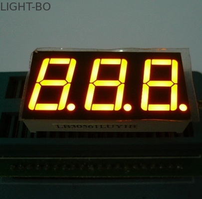 Harga yang bagus Tiga Digit 7 segmen LED Display warna untuk Oven listrik kuning / Microwave on line