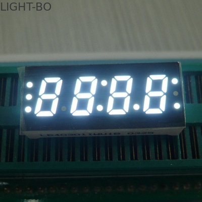 Harga yang bagus 4 Digit Tujuh Segmen Layar LED Daya Rendah / 7 Seg Untuk Rumah 0.3 Inch on line