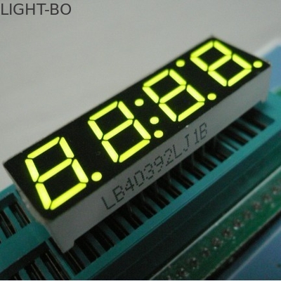 Harga yang bagus Merah Kuning 4 Digit 7 Segmen Tampilan LED Untuk Timer Jam 500mm on line