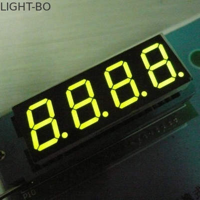 Harga yang bagus 350mm Berkelanjutan Hijau Empat Angka 7 Segmen LED / Elektronik Papan Tampilan on line
