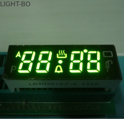Tampilan Numeric LED Display Hitam, 7 Segmen 4 Digit Display Dengan Suhu Pengoperasian 120C