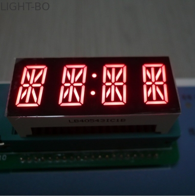 Harga yang bagus 4 Digit 7 Segmen Layar LED Alfanumerik Merah Terang Untuk Panel Instrumen on line