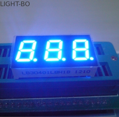 Ultra Bright Blue 7 Segmen display led numerik 3 digit Anode umum