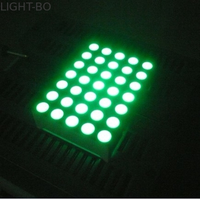 Harga yang bagus Pure Green 5x7 Dot Matrix 3mm Lampu LED Moving Pesan Tanda on line
