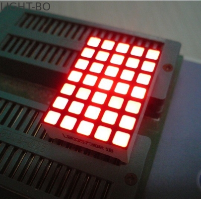 Waterproof 5x7 Dot Matrix Led Display Square dengan kecerahan tinggi