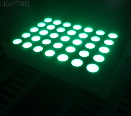 Harga yang bagus Putih / Merah / Biru / Hijau Putaran 5 X 7 Tampilan Matriks LED Untuk Iklan on line