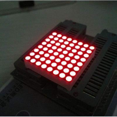 Tampilan LED Matriks DOT Merah Terang Tinggi 8X8 3mm untuk Indikator Lift