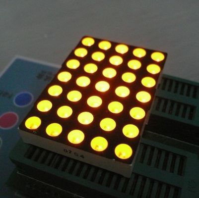 5mm 5x7 Dot Matrix Led Ultra Kuning Kuning untuk Tanda Pindah