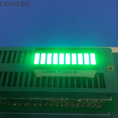 Harga yang bagus Pure Green 10 LED Light Bar 120MCD - 140MCD Intensitas Luminous on line