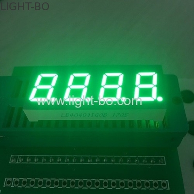 Empat Digit 7 segmen Numeric LED Display 0,4 inci hijau murni untuk kontrol suhu