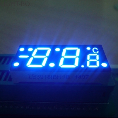 Harga yang bagus Kustom anoda umum ultra biru Tujuh Segmen Led Display Berlaku Untuk Digital Temperature Controller on line