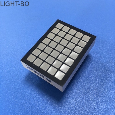 Ultra Red 3.5mm 5x7 Dot Matrix LED Display Kolom Anoda untuk elevator COP