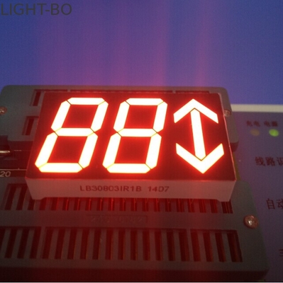 22.0mm Panah Led Display, Umum Anoda 7 Segmen Tampilan 0,8 inci