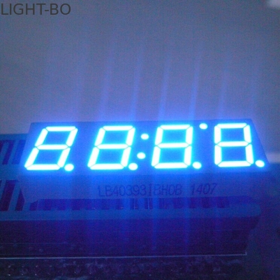 Harga yang bagus Ultra Blue 0,39 "Led Display Jam Anoda Umum Untuk Peralatan Rumah Tangga on line