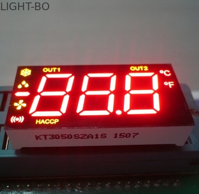 Ultra Red / Yellow Numeric LED Display 0,5 inci untuk Kontrol Kulkas