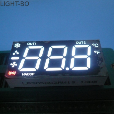 Harga yang bagus Triple Digit 7 Segmen Kustom LED Display Multiplexed Fit Pemanasan / Pendinginan Kontrol on line