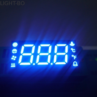 Kustom 7 Segmen LED Display Untuk Temperatur Kelembaban Defrost Compressor Fan Status Indikator