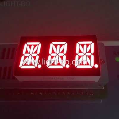 Ultra Merah 0,54 Inch Tiga Digit 14 Segmen Layar Led Alfanumerik