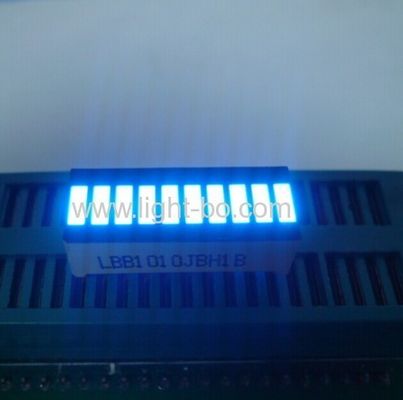 Harga yang bagus Ultra Bright Blue 10 Segment LED Light Bar dengan Intensitas Cahaya 80-100mcd untuk Indikator Panel Instrumen on line