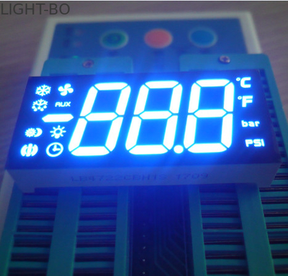 Sistem Kontrol Kulkas Led 7 Segmen Tampilan Kinerja Stabil Ultra Biru