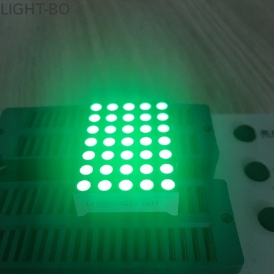 Baris Katoda Kolom Anode 5 x 7 LED Dot Matrix Tampilan 3mm Untuk Papan Mesage