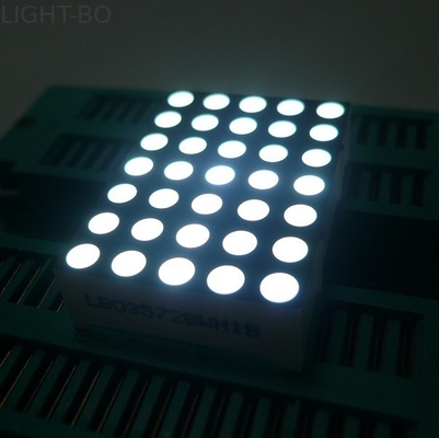 Kecerahan Tinggi 5x7 Dot Matrix LED Display Row Anode Untuk Elevator Position Indicator