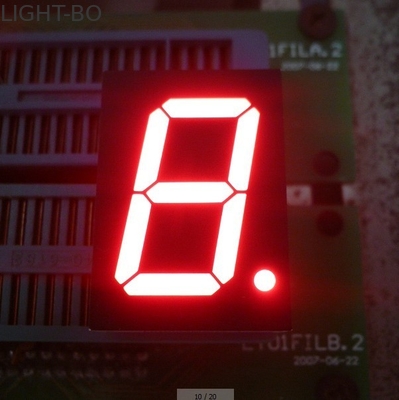 Harga yang bagus 0,8 Inch Common Anode 7 Segmen Tampilan Super Bright Red 625 mm Wavelengt on line