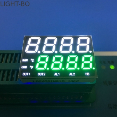 Harga yang bagus Memancarkan Ultra White 8 Digit 7 Segmen LED Display Untuk Indikator Suhu on line