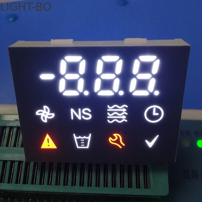 Latar Belakang Multicolor Kustom Tampilan LED Yang Ditingkatkan Untuk Kulkas 0.4 Inch