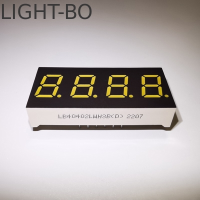 5V Tegangan 16 Segmen LED Tampilan Dengan 1,5ch Digit Tinggi Di Putih