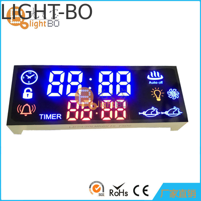 Multicolor 8 Digit 7segment LED Display Custom Led Display Untuk Gas Cooker
