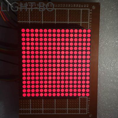 Harga yang bagus Pencahayaan Indoor/Outdoor Katode Umum 3mm Kuning LED Dot Matrix Display 18 PIN on line