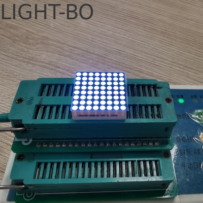 Harga yang bagus Putih terang 2mm 8X8 Dot Matrix LED Display Segmen LED Display on line