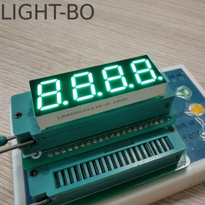 Harga yang bagus Cerah Hijau Murni 0,56 inci 4 Digit 7 Segmen LED Tampilan Untuk Instrumen Kontrol on line