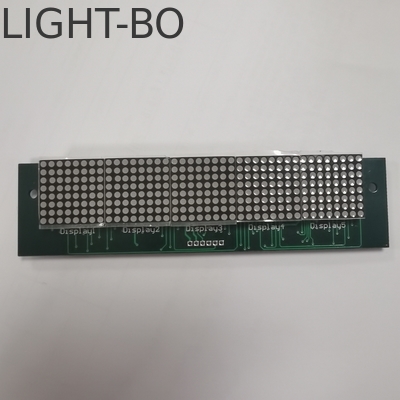 Harga yang bagus Tampilan LED Matrix 40*8 Putih Cerah Dengan IC Gunakan 5pcs 2mm 8*8 Tampilan LED Matrix Dot on line