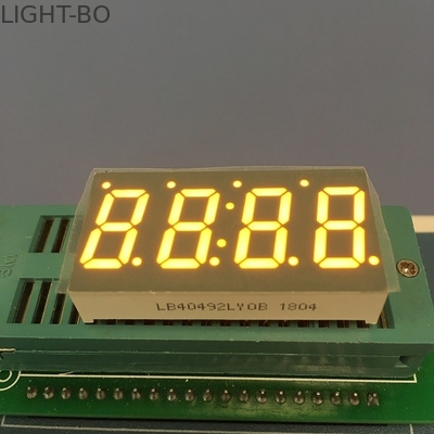 0,49 lnch 4 Digit 7 Segmen Led Display Warna Kuning Untuk Indikator Suhu