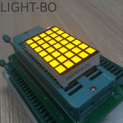Harga yang bagus 5x7 Dot Matrix LED Display Dengan Tegangan Kebalikan 5V Dan Katode Kolom Anode Baris Koneksi on line